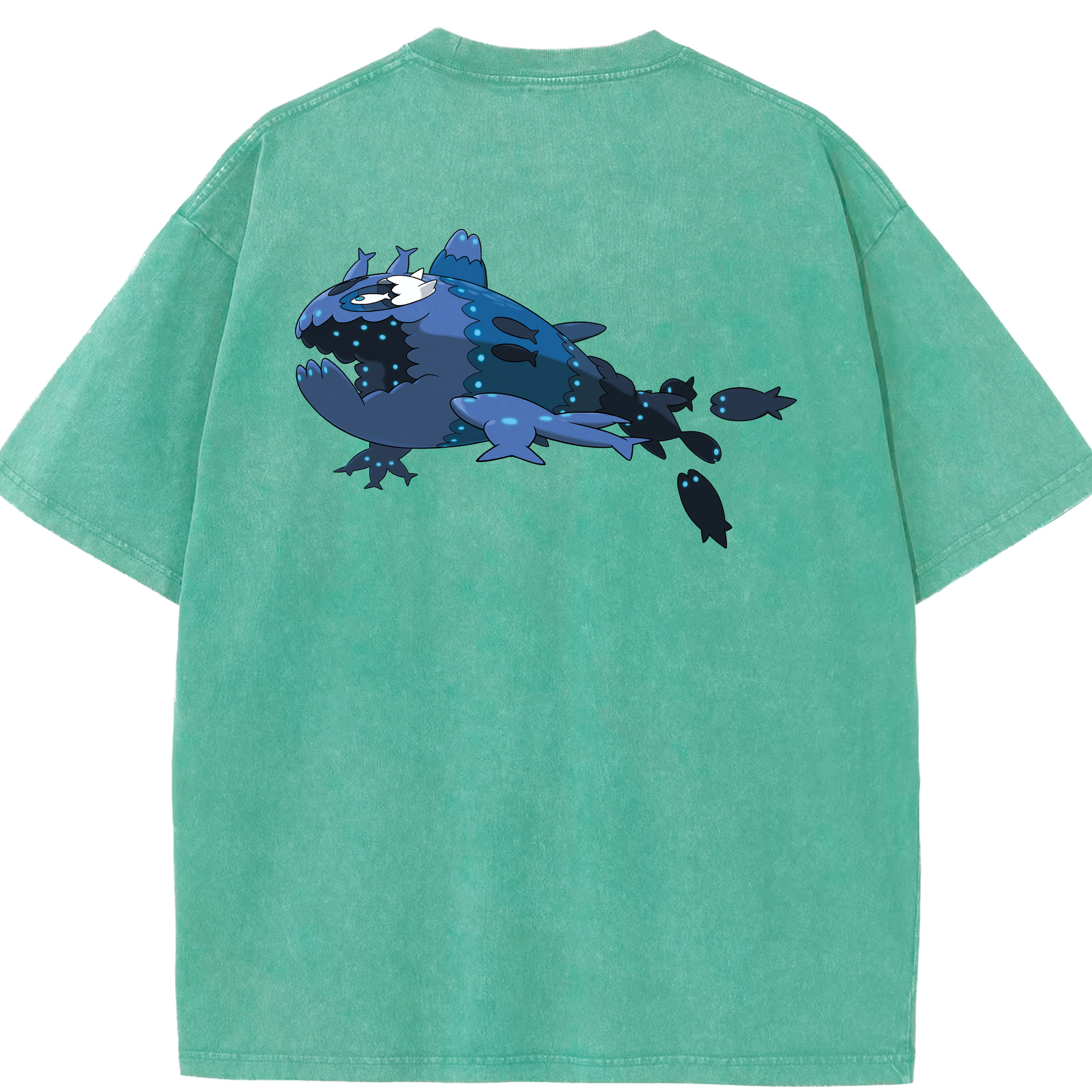 （画像用） ポケットモンスター Pokémon 綿100% ヴィンテージ風 半袖Tシャツ（背面プリント）